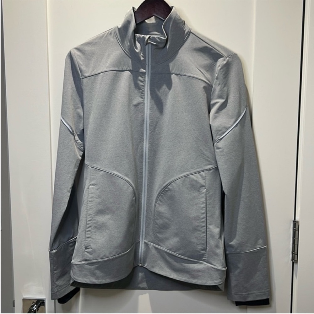 GapFit Athletic Jacket Small Grey